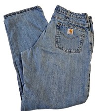 Carhartt Women's Jeans Size 14 x 32 High Rise Mom Jeans Excellent Condition