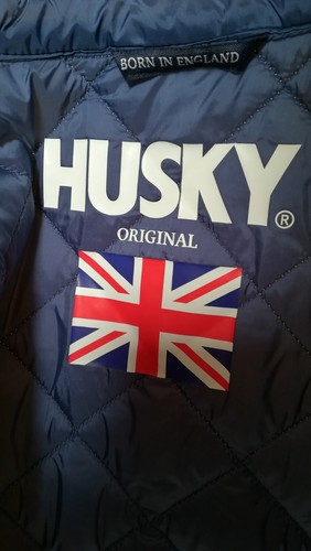 Husky Original Born In England Giacca Trapuntata Giubbino Giubbotto - Imagen 5 de 6