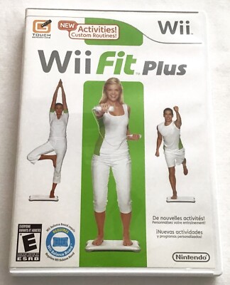 Wii Fit Plus, Nintendo Wii 2009, Complete with Case and Instruction Manual, EUC