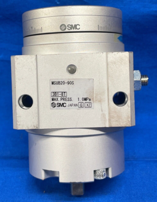 #ad SMC ACTUATOR WITH COMPACT ROTARY TABLE MSUB20 90S MAX PRESSURE 1.0MPa $90.00