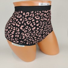 LANE BRYANT CACIQUE COTTON Full Brief PANTIES 22/24 PLUS Pink Black Animal Print