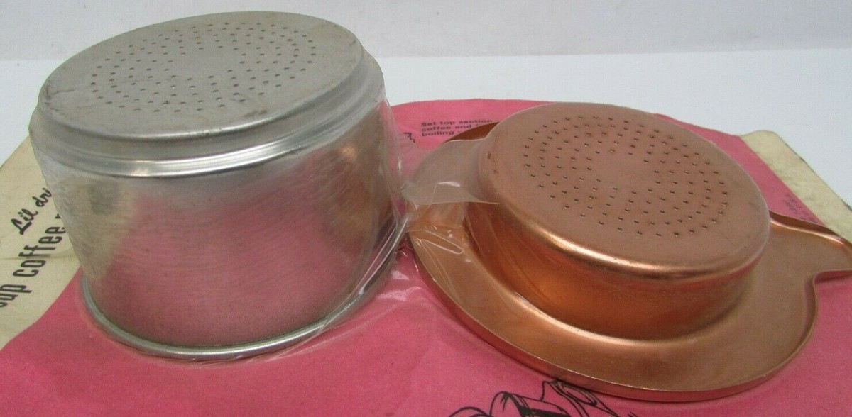 売れ筋がひ贈り物! Aluminum Mirro Vintage Rare Lil No Maker Coffee Cup 1 Drip クッカー