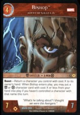 VS System: Bishop, Agent of S.H.I.E.L.D. Played Marvel Universe TCG CCG Classi