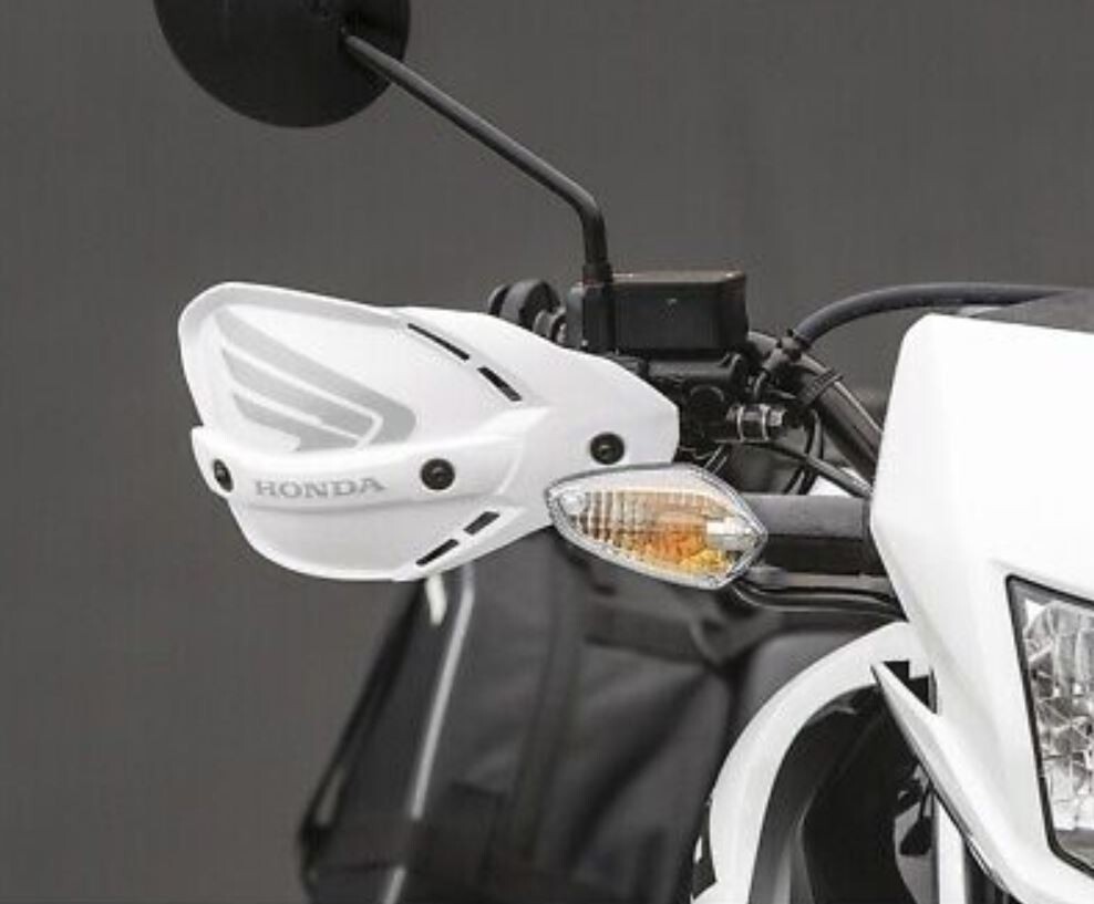 2023-2024 OE Honda XR150L White Hand Guard Deflectors Pair 0SP17