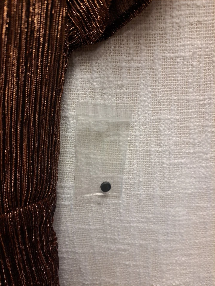 Mono Nicole Miller Cobre y Negro Talla 10 Foto 4 de 4