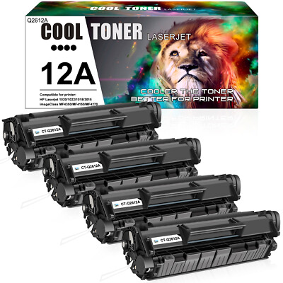 #ad #ad Q2612A Toner Cartridge Compatible with HP 12A Laserjet 1020 1010 1012 1018 1022 $32.57