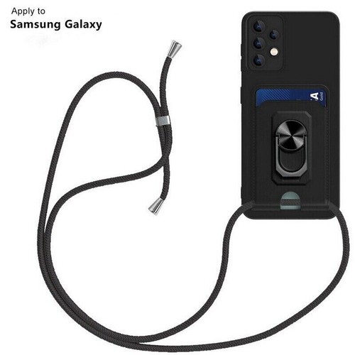 Lanyard Case For Samsung Galaxy S23 Ultra S22 Plus S21 Shockproof Silicone Cover - Picture 9 of 16
