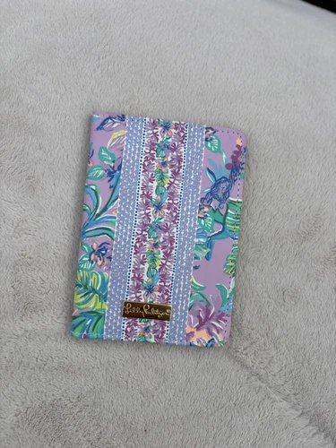 Lilly Pulitzer Passport Cover Mermaid in the Shade NWOT, Pink, Purple, Blue