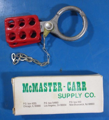 McMaster-Carr Supply Co. Metal Lockout Tagout LOTO Padlock Lock OG-80-2 ...