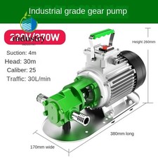 Electric Oil Pump Self-priming Stainless Stee...