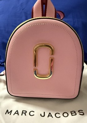 Marc Jacobs Saffiano Snapshot Backpack Multicolor - Pink/Gold