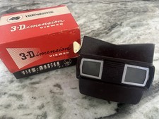 Viewmaster 3D Viewer Model E With Box Vintage Sawyers Inc No Reels Included
