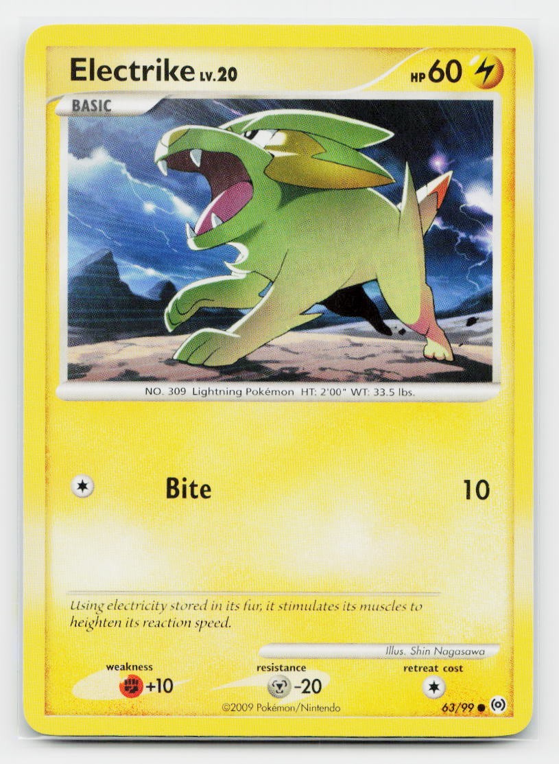 Electrike (63) Common Arceus 63/99 Pokemon TCG