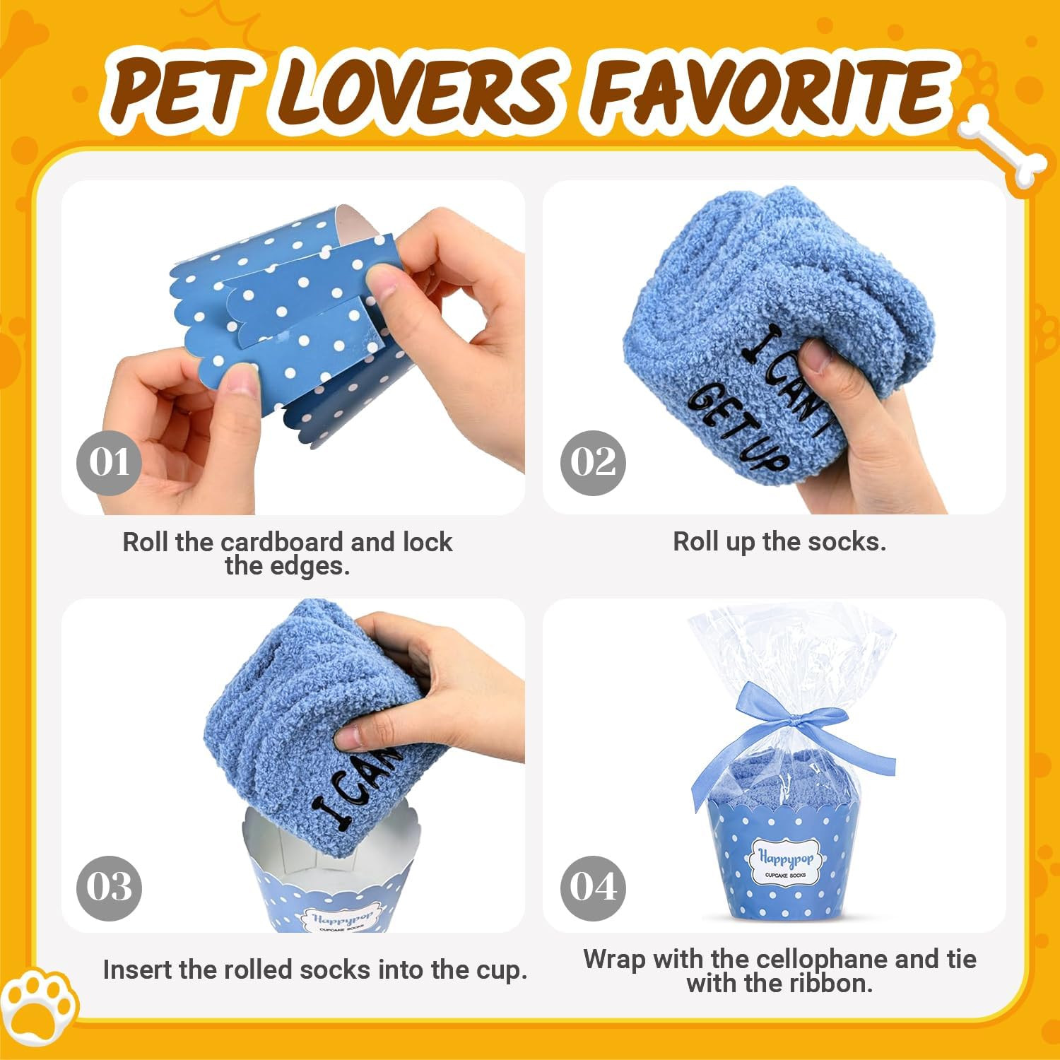 Cat Lover Gifts - Funny Fuzzy Novelty Socks for Cat Mom Dad Lovers Women Men