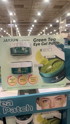 JAYJUN Green Tea Eye Gel Patches  TOTAL 6.12 OZ. (174 G), 60 pairs (120 patches)