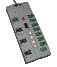 Tripp Lite TLP1210SATG ECO-Surge 12-Outlet 3600J Home Theater Surge Protector
