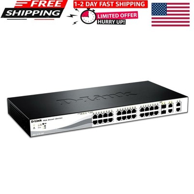 24-port Fast Ethernet Poe Smart Switch - 24 Ports - Manageable - 24 X Poe - 2...