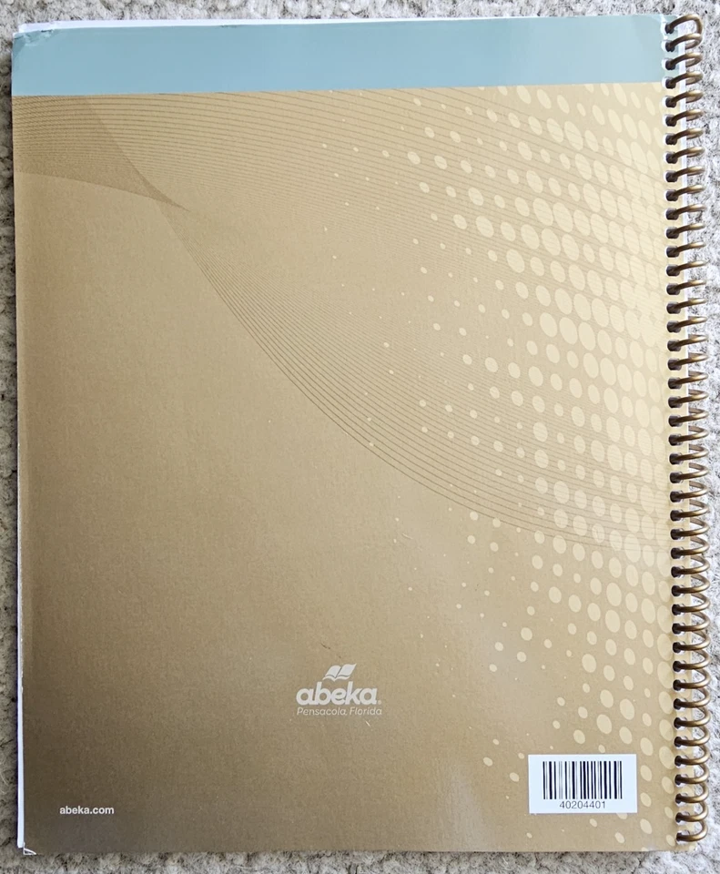 ABEKA HOMESCHOOL U.S. HISTORY 8 VIDEO MANUAL BOOK (AMERICA / CIVICS / GEOGRAPHY) - Image 2 of 2