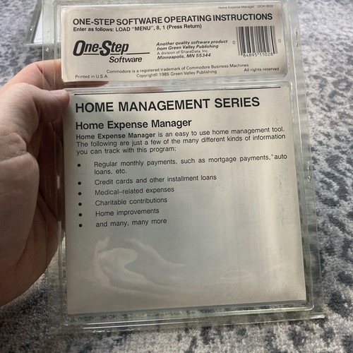 4 Vintage Commodore 64 One-step Software 5.25 Floppy Disks Utilities Tax Expense - Picture 9 of 9