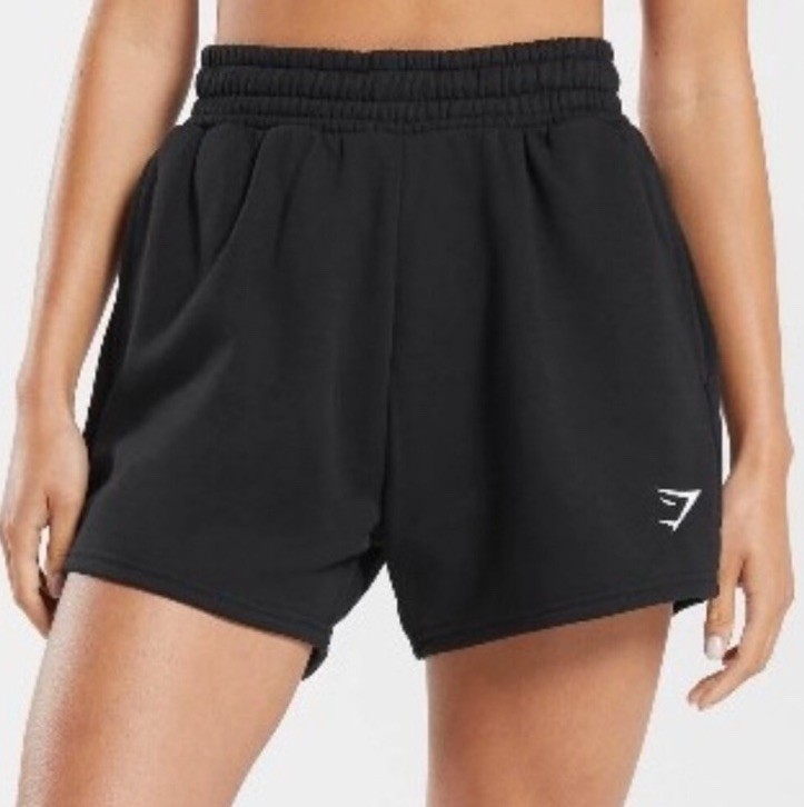 Gymshark Training Sweat Shorts - Black Size S