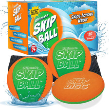 Water Skip Ball Pool Toy Water Bouncing Ball for Swimming Pool Beach Fun Kids