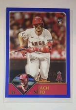 Zach Neto Rookie Blue 2023 Topps Archives Baseball