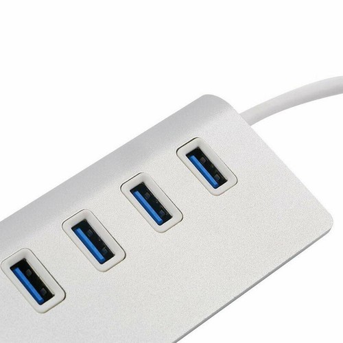 4-Port USB 3.0 Aluminum Hub 5Gbps High Speed Adapter Convertor For PC/Laptop D - Picture 4 of 10