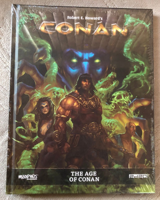 The Age of Conan. New in shrink. Hardcover. Modiphius 2d20 RPG - MUH050406