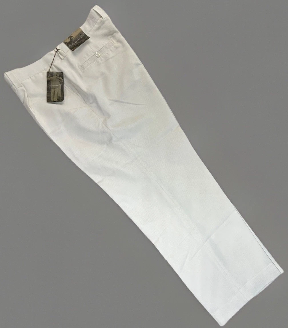 Havanera Co Ivory Lightweight Pants Mens 36x30 NWT Rayon Blend Tropical