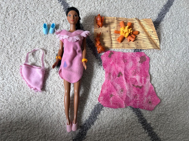 Vintage 90s Disney's Pocahontas Doll By Mattel