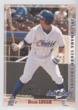 2011 MultiAd Sports Omaha Storm Chasers David Lough #10 0g7