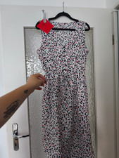 Damen Maxikleid ärmellos V-Ausschnitt Bindeg...