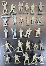 Vintage Marx US Army Training Action Figures Lot Mixed 1950s Military Toys