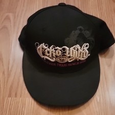 Ecko Unltd. Black Baseball Cap 7 1/4 Urban Theme Men's Casual Solid Summer