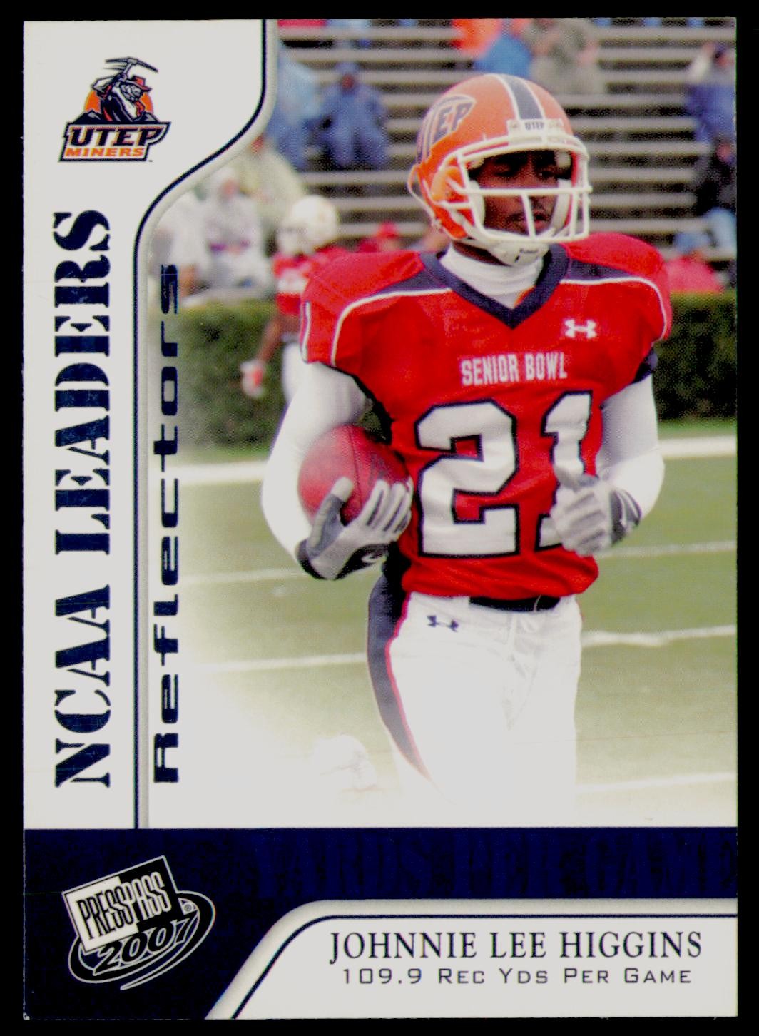 2007 Press Pass #60 Johnnie Lee Higgins Reflectors Blue