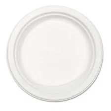 Boardwalk 138 8.75 in. Paper Plate Dinnerware - White (500/Carton) New