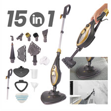 SUPERLEX Dampfreiniger 15in1 Bodenwischer Steamer Haushaltsdampfer Dampfbesen