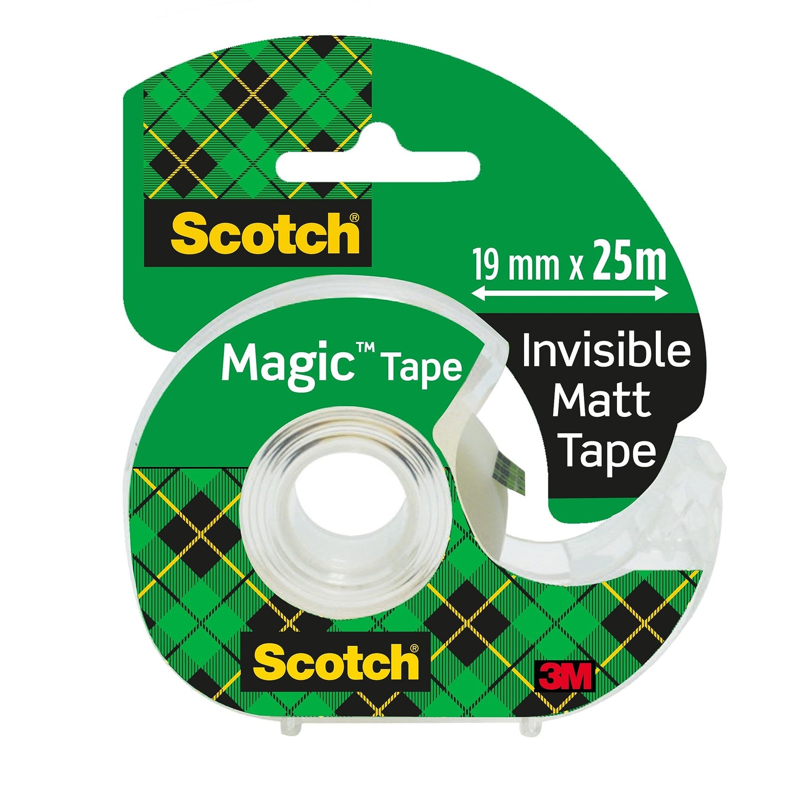 Невидимая лента Scotch Magic 1 рулон на ручном диспенсере 19 мм x 25 м - Общие сведения 2190₽