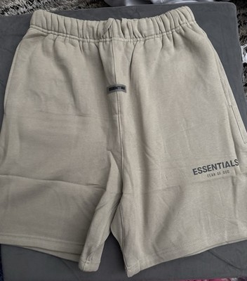 Cream Fear Of God Essentials shorts. M, L and XL available