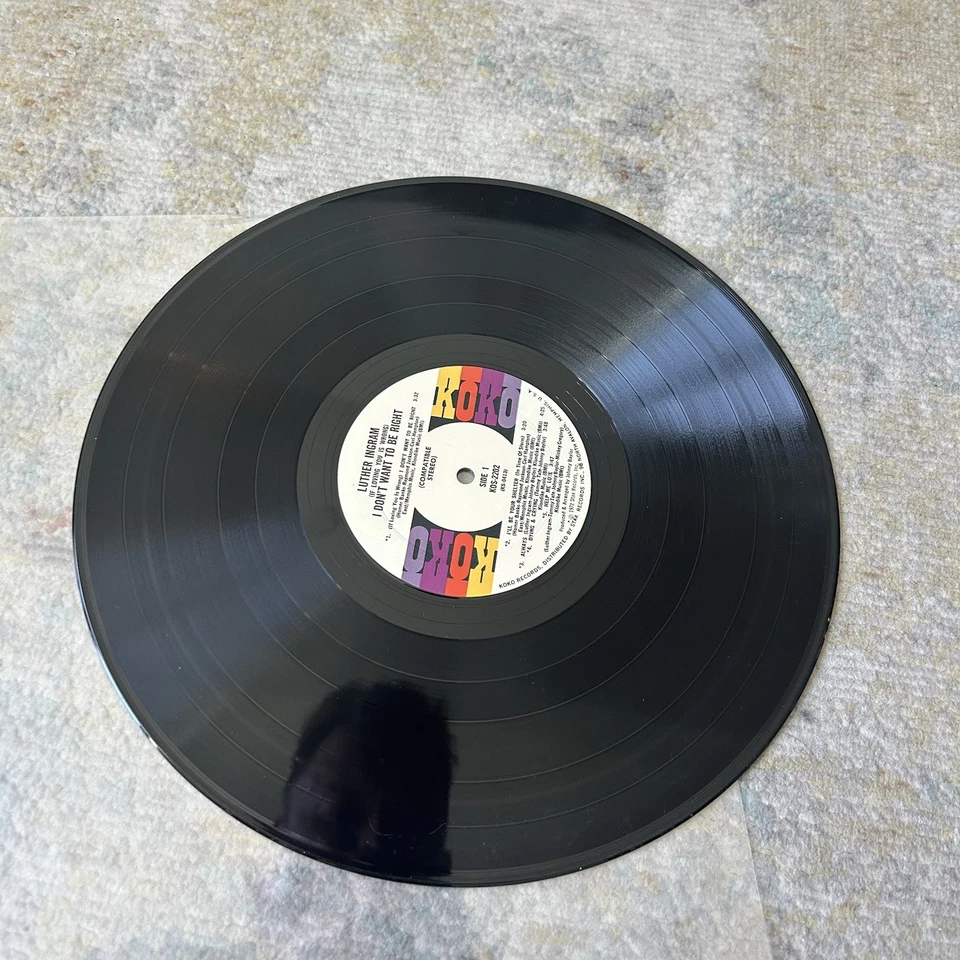 Luther Ingram If Loving You Is Wrong I Don’t Want To Be Right 1972 In Shrink! - Image 3 of 4