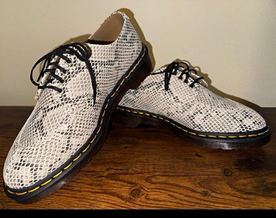 Dr. Martens 2046 Snakeskin Leather Lace-Up Oxford Shoes Men s US 7 EU 39