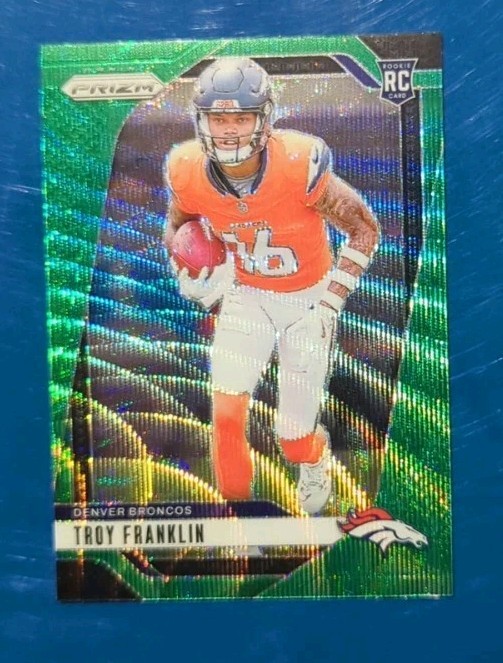 2024 Prizm Troy Franklin Green Wave Rookie Refractor #393