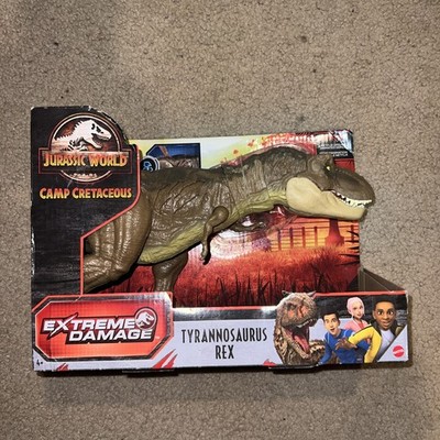 Jurassic World Tyrannosaurus Rex Extreme Damage Dinosaur figure Camp Cretaceous