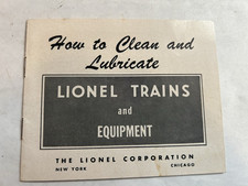 LIONEL How to Clean & Lubricate Lionel Trains & Equipment 927-14 - 1953