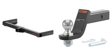 Curt Trailer Hitch Tow Cargo Package 2in Receiver Ball Mount Pin Clip 13525 Curt Trailer Hitch Tow Cargo Package 2in Receiver Ball Mount Pin Clip 13525