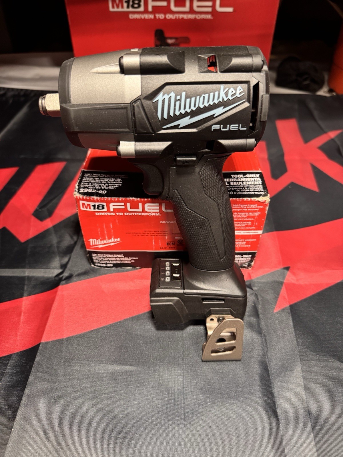 Milwaukee Custom Blackout M18 FUEL 1/2&rdquo; Mid-Torque Impact Wrench 2962-20
