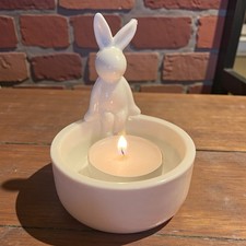 Teelichthalter Hase Ostern Osterdeko