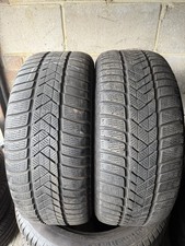 2x 245 45 18 Pirelli WINTER RUNFLAT 100V 5.9-6mm  [2 Tyres] DOT 2323, 2823