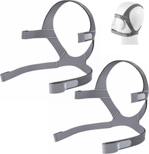 2 PACK Replacement Headgear for AirFit F10 Full Face Mask Size MEDIUM Soft
