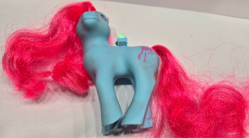 Vintage G1 My Little Pony Tropical Breeze Flutter Ponys Blue Flamingo Hasbro 1986 - Bild 3 von 10